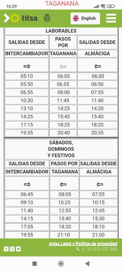 Apt El Perenquen Santa Cruz de Tenerife Eksteriør bilde