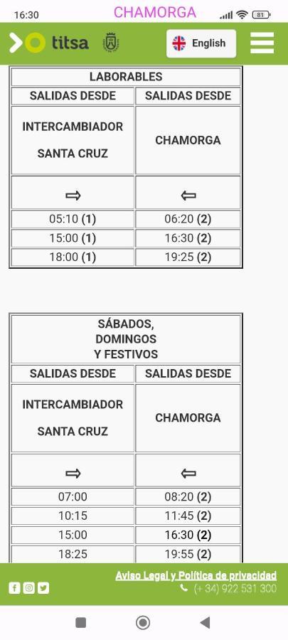 Apt El Perenquen Santa Cruz de Tenerife Eksteriør bilde
